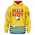 [해외]OTSO Hello Kitty Sports 후드티 6141202967 Yellow / Blue