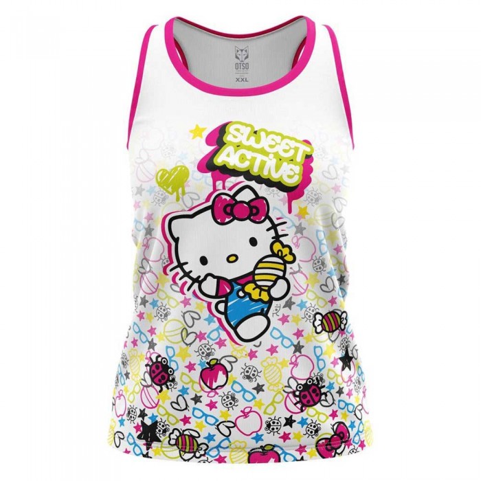 [해외]OTSO Hello Kitty Sweet 민소매 티셔츠 6141202983 White / Multicolour