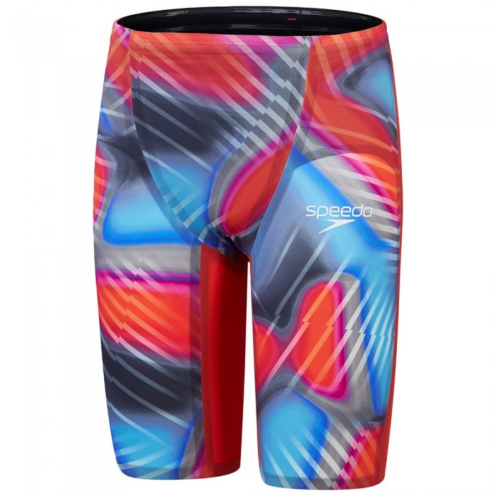 [해외]스피도 Fastskin LZR Pure Valor 2.0 High Waisted jammer 6141025864 Flame Red / Picton Blue