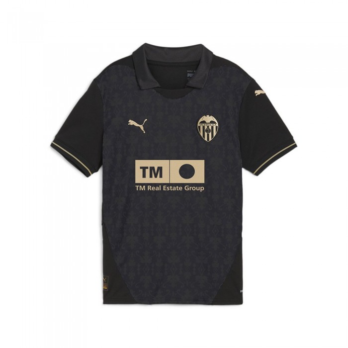 [해외]푸마 Valencia CF 주니어 원정 짧은 소매 티셔츠 3140940517 Black / Gold