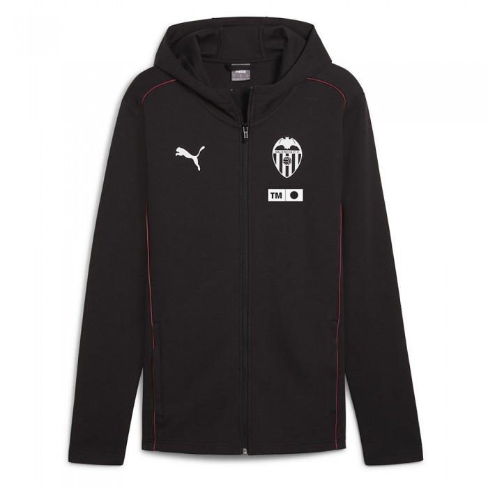 [해외]푸마 Valencia CF Casuals Junior 후드티 3140940519 Black / Team Regal Red