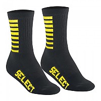 [해외]SELECT Sports Striped 하프 삭스 3139993501 Black / Yellow