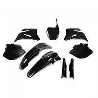 [해외]UFO Yamaha YZF 250/450 2006-2007 YAKIT334F-001 Fork Protectors & 오토바이 플라스틱 키트 9140866676 Black