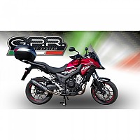 [해외]GPR EXHAUST SYSTEMS Furore EVO4 Poppy Honda CB500 X 2019-2024 E5 Oval 인증된 슬립온 머플러 9141251795 Matte Black / Matte Black