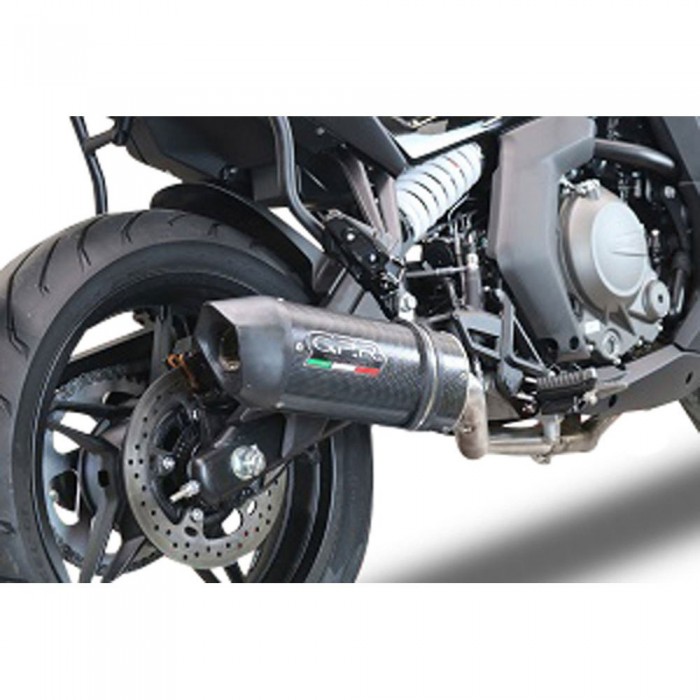 [해외]GPR EXHAUST SYSTEMS Furore Poppy CF Moto 650 GT 2022-2024 E5 Oval 비인증 슬립온 머플러 9141251848 Matte Black / Matte Black