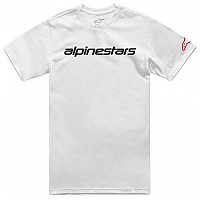 [해외]알파인스타 Linear Wordmark 2.0 반팔 티셔츠 9140721686 White / Red / Black