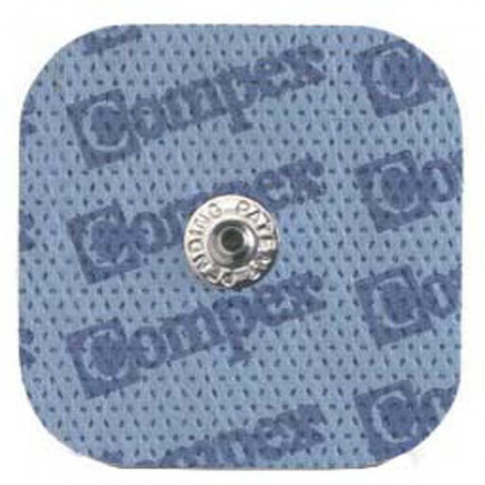 [해외]COMPEX Electrodes EasySnap 퍼포먼스 Square 50x50 mm 4 Units 4115373 Blue