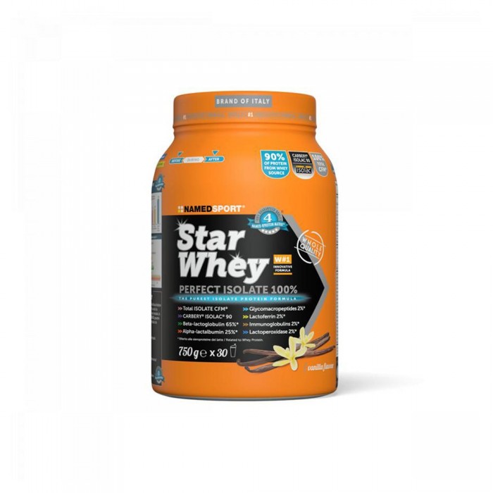 [해외]NAMED SPORT Star Whey 750g 단백질 분리 파우더 바닐라 향 4140952965 Muticolor