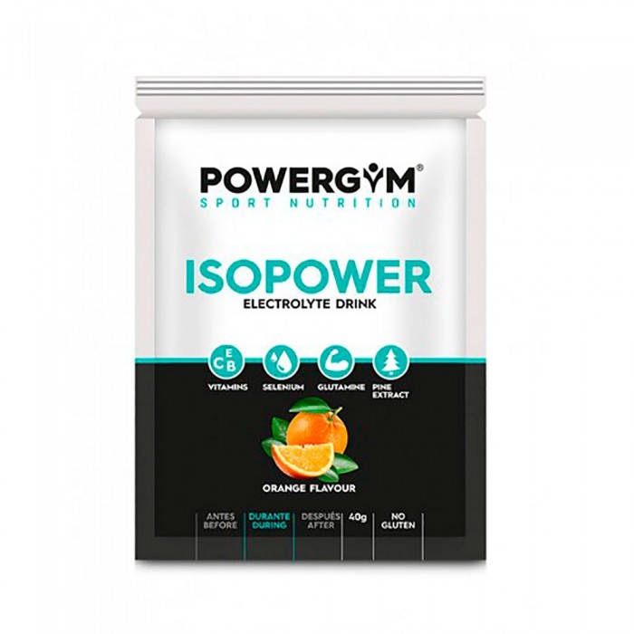 [해외]POWERGYM 등장성 단일 용량 Isopower 40gr 1 단위 주황색 4140242037 White