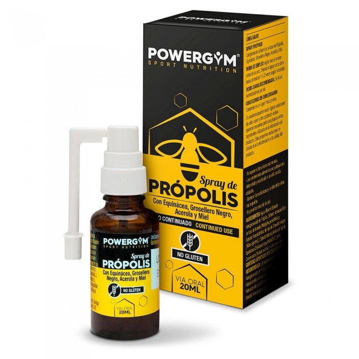 [해외]POWERGYM 프로폴리스 스프레이 20 ml 12 단위 4140242057 Black