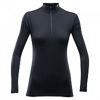 [해외]DEVOLD OF NORWAY Breeze Merino 150 하프 지퍼 긴팔 티셔츠 4141211822 Black