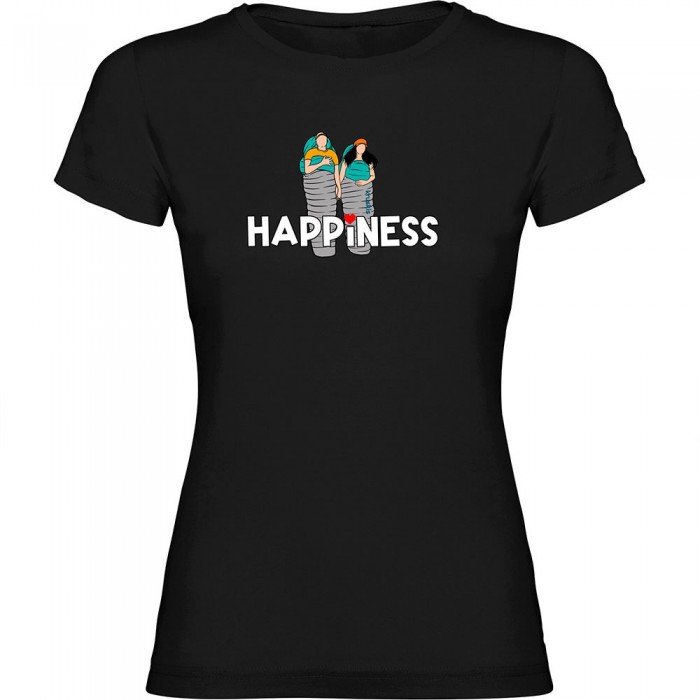 [해외]KRUSKIS Happiness 반팔 티셔츠 4141146792 Black