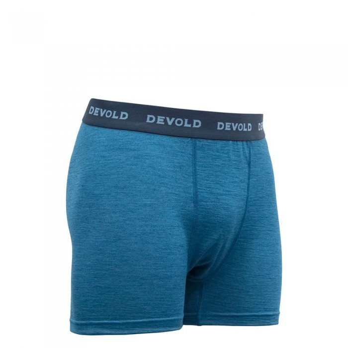 [해외]DEVOLD OF NORWAY Breeze Merino 150 복서 브리프 4141211820 Blue Melange