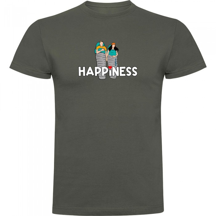 [해외]KRUSKIS Happiness 반팔 티셔츠 4141146794 Dark Army Green