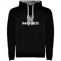 [해외]KRUSKIS Happiness Two-Colour 후드티 4141146810 Black / Grey