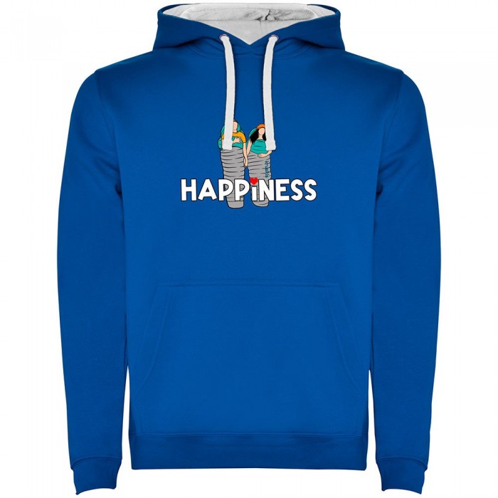 [해외]KRUSKIS Happiness Two-Colour 후드티 4141146812 Royal Blue / White