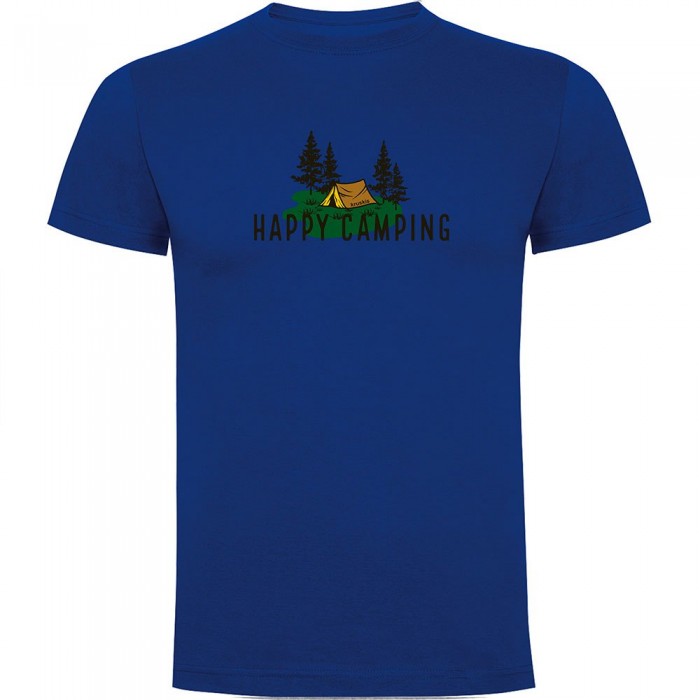 [해외]KRUSKIS Happy Camping 반팔 티셔츠 4141146834 Royal Blue