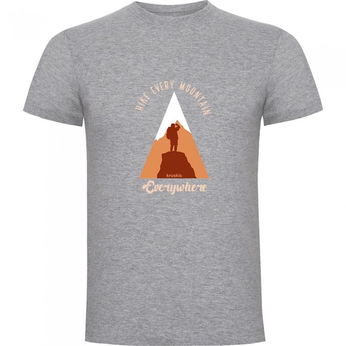 [해외]KRUSKIS Hike Every Mountain 반팔 티셔츠 4141146857 Heather Grey