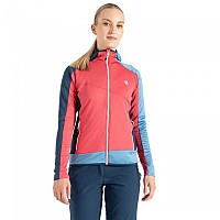 [해외]DARE2B Traversing Core Stretch 풀지퍼 스웨트셔츠 4140704237 Sorbet Pink / Niagara Blue