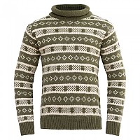 [해외]DEVOLD OF NORWAY Alnes Wool Roll Neck 스웨터 4141212892 Olive / Offwhite