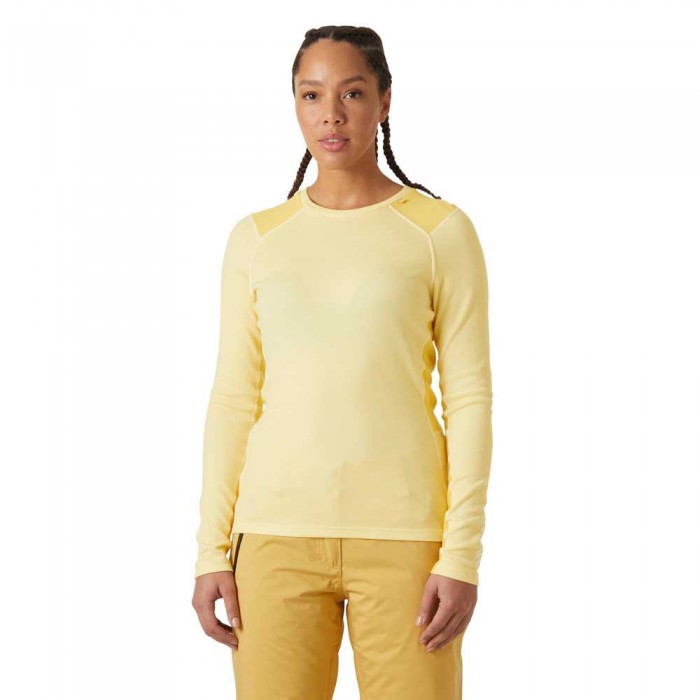 [해외]헬리한센 Lifa Merino Midweight 긴팔 베이스 레이어 4141144793 Yellow Cream