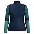 [해외]스마트울 Intraknit 써멀 Merino Colorblock 하프 지퍼 스웨터 4140817140 Deep Navy