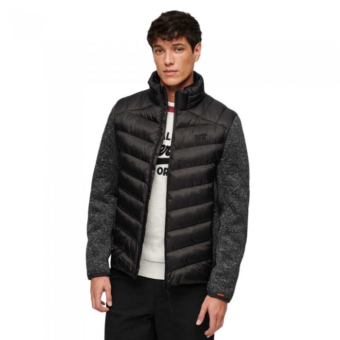 [해외]슈퍼드라이 Storm Hybrid Padded 자켓 141110875 Black