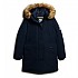 [해외]슈퍼드라이 Everest Faux Fur 자켓 141110478 Nordic Chrome Navy