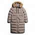 [해외]슈퍼드라이 Everest Faux Fur Longline 자켓 141110482 Deep Beige