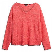 [해외]슈퍼드라이 W6110578A V넥 스웨터 141111094 Coral Red Twist