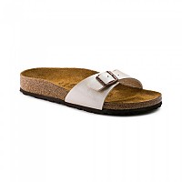 [해외]BIRKENSTOCK Madrid Birko-Flor 샌들 140832178 Graceful Pearl White