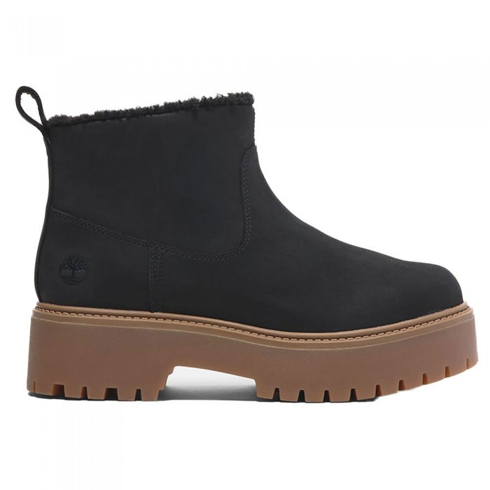 [해외]팀버랜드 Stone Street Warm Lined 부츠 141158191 Black Nubuck