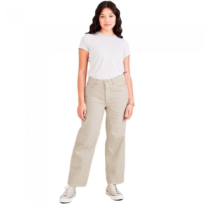 [해외]다커스 High Waist Straight Cut 청바지 140667761 Tan Garment Dye