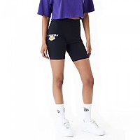 [해외]뉴에라 NBA Logo Los Angeles Lakers short leggings 140590759 Black