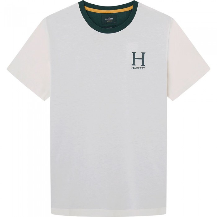 [해외]해켓 HM500842 반팔 티셔츠 141107389 White / Green