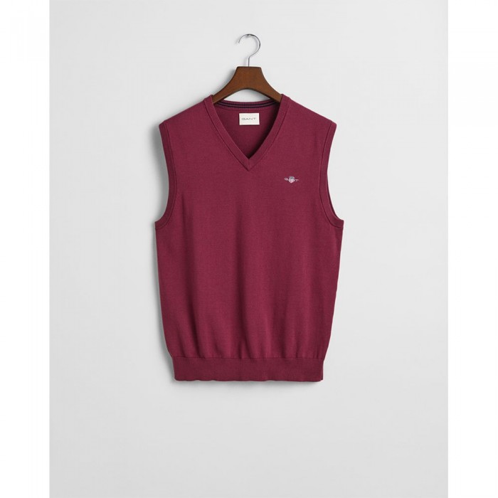 [해외]간트 Classic Slipover 조끼 141282775 Wine Red