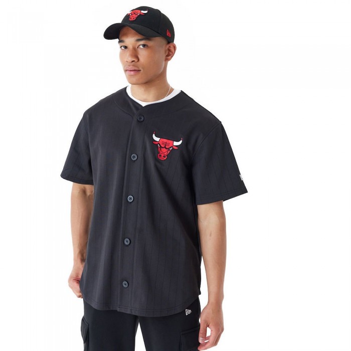 [해외]뉴에라 NBA 팀 Logo Chicago Bulls 반팔 티셔츠 140595916 Black