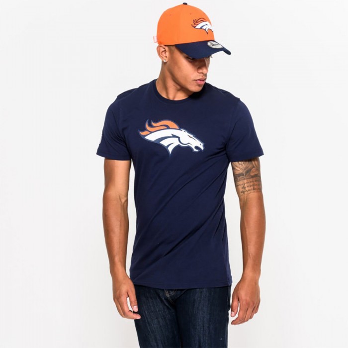 [해외]뉴에라 NFL Regular Denver Broncos 반팔 티셔츠 140716770 Dk Blue