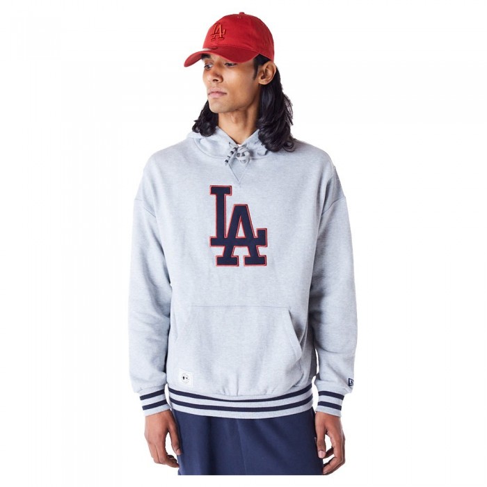 [해외]뉴에라 MLB Rib Infill Los Angeles Dodgers 후드티 141118853 Grey Med