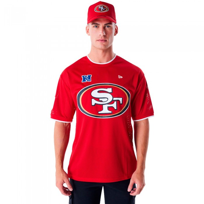 [해외]뉴에라 NFL Mesh San Francisco 49Ers 반팔 티셔츠 141118889 Red