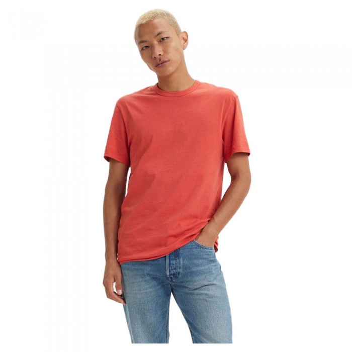 [해외]리바이스 Premium Slim Fit 반팔 티셔츠 140767380 Red / Garment Dye Baked