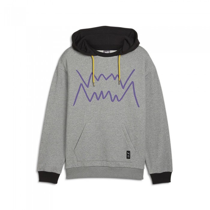 [해외]푸마 Jaws Core 후드티 140940140 Medium Gray Heather / Black