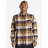 [해외]퀵실버 Classic Flanss 긴팔 셔츠 141200259 Bone Brown Motherfly Flannel