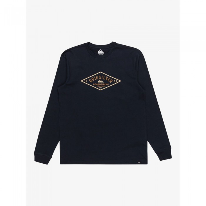 [해외]퀵실버 Diamond Logo 긴팔 티셔츠 141200290 Navy Blazer