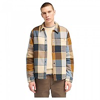 [해외]팀버랜드 Sherpa Lined Plaid 오버셔츠 141176706 Dark Wheat Boot YD