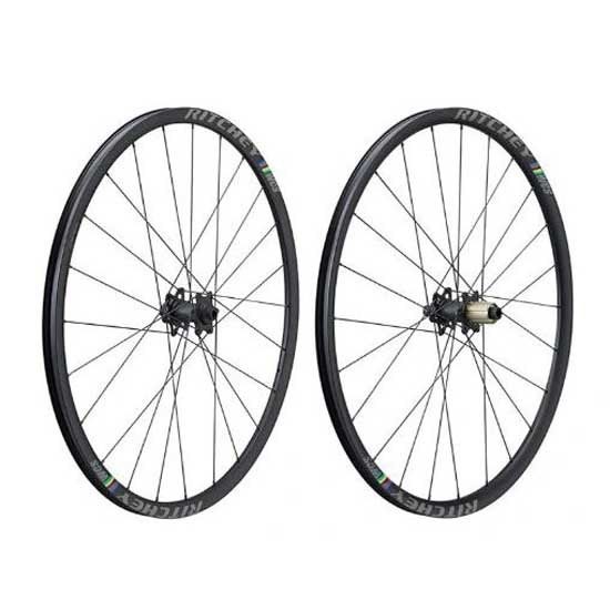 [해외]RITCHEY WCS Zeta TA12 Disc Tubeless 도로용 휠 세트 1141062691 Black