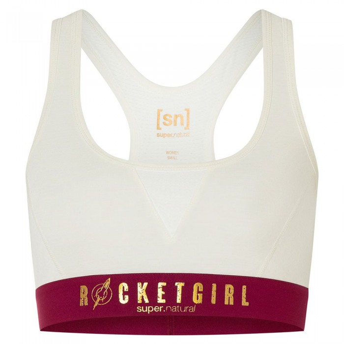 [해외]SUPER.NATURAL Rocket175 스포츠 브라 1141257532 Fresh White / Sangria / Gold