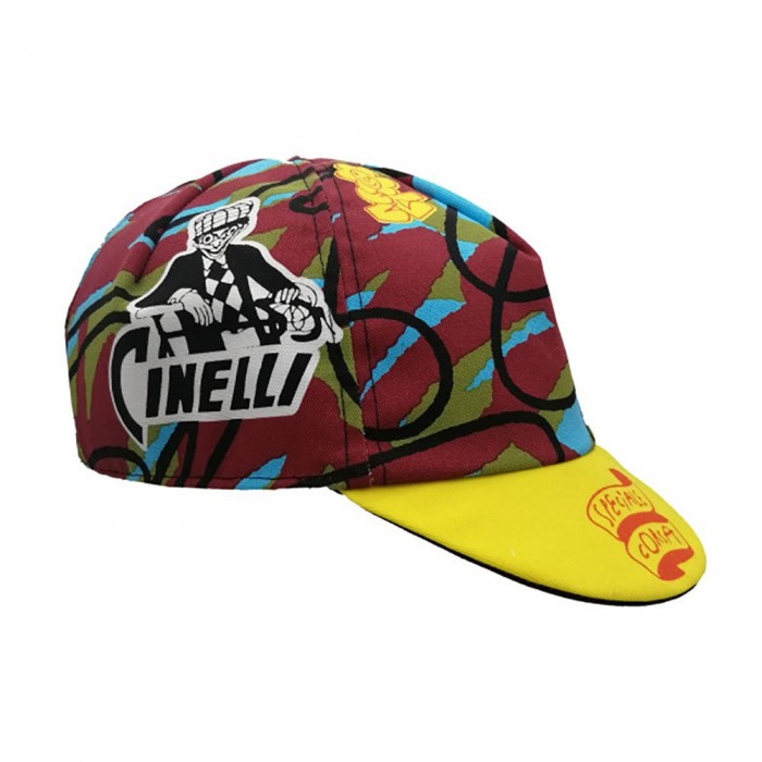 [해외]CINELLI Speciale Corsa Braulio 모자 1140547624 Multicolor