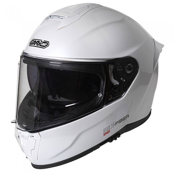 [해외]가르발디 G91X Fiber Sport 풀페이스 헬멧 9140097914 Pearl White