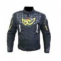 [해외]BERIK NJ-203302-BK 레이싱 자켓 9141268840 Black / Yellow Fluor